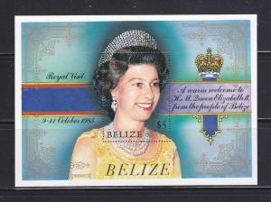 Belize 785 MNH Royal Visit, Queen Elizabeth II (B)