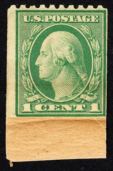 US 486 MNH VF 1 Cent Washington End of Roll