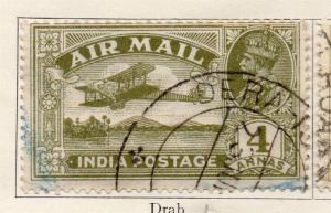 India 1929 Early Issue Fine Used 4a. 140320