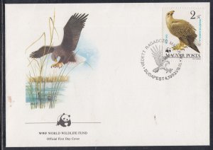 Hungary Scott 2799 WWF FDC - Bird