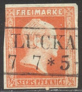 Prussia 10 Mi 13 Used F/VF 1859 SCV $160.00