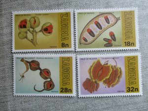 Zambia, Scott#235-238, MNH