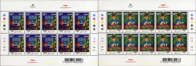 136686 MNH ISLANDIA 2003 NAVIDAD