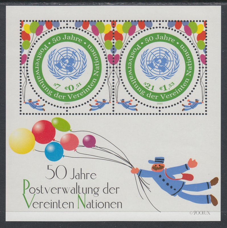 UN Vienna 296 Souvenir Sheet MNH VF