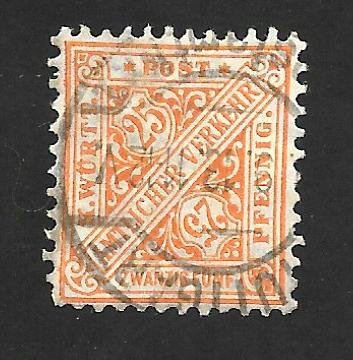 German State Wurttemberg 1906 - U - Scott #O128