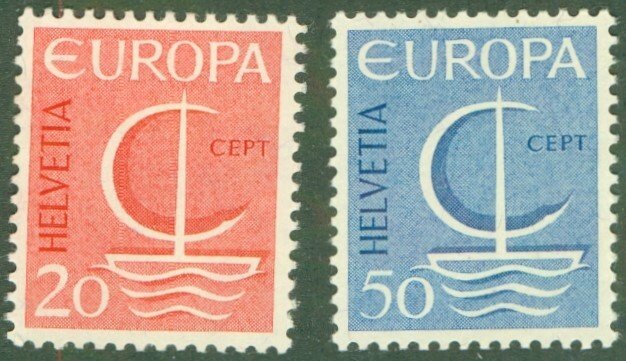 SWITZERLAND 477-8 MNH BIN $1.40