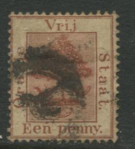 Orange River Colony -Scott 3 - Orange Tree - 1868 - Used - 1p Stamp