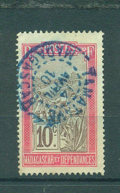 France Colony Madagascar sc# 84 used cat value $.20