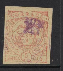 Colombia SC 167 VFU (3dvy)