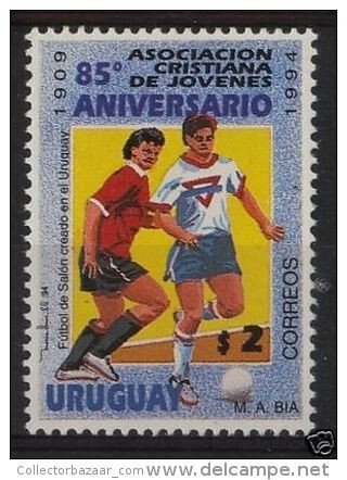 Indoor soccer football creation 1909 YMCA URUGUAY Sc#1546 MNH STAMP