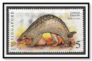 Singapore #1258b Malayan Pangolin Used