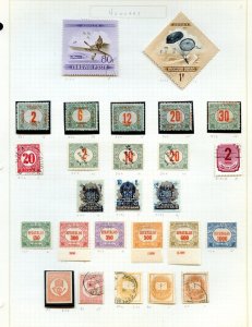 HUNGARY LOT OF USED AND MINT STAMPS YOU DO THE GRADING HAVE FUN BIDDING