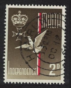 Malta Bird Independence 2d 1964 Canc SG#321