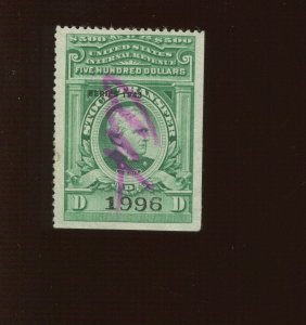 RD161 Stock Transfer Series of 1943 Revenue Used Stamp with PF Cert (Bz 130)