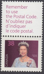 Canada - #1164a  38c Queen Elizabeth II Booklet Stamp - MNH