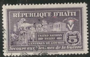 Haiti  Scott RA1 Postal Tax 1944 Used