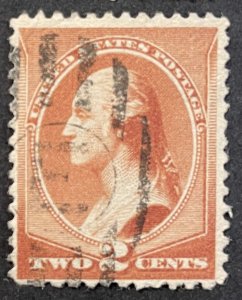 US #210 Used F/VF 2c Washington 1883 [G24.5.4]