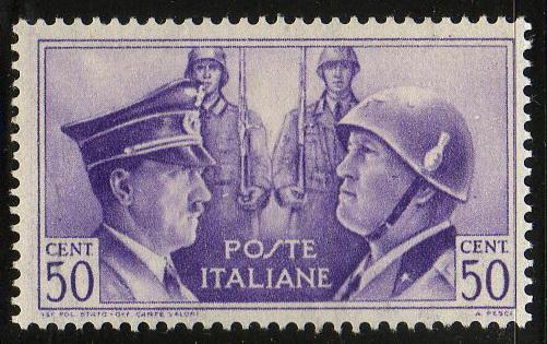 Italy -  Hitler & Mussolini - #416  MNH