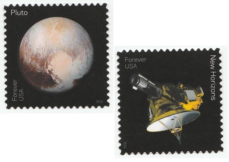 US 5077-5078 Pluto-Explored! Pluto forever set (2 stamps) MNH 2016 