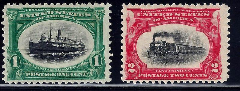 U.S. 294-299 Mint FVF (0713)