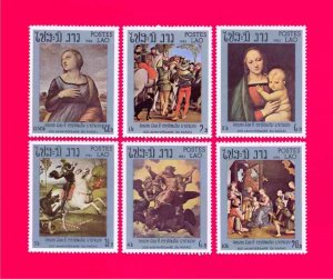 LAO(LAOS) 1983 Art Paintings by Raphael 6v Sc442-447 Mi631-636 MNH