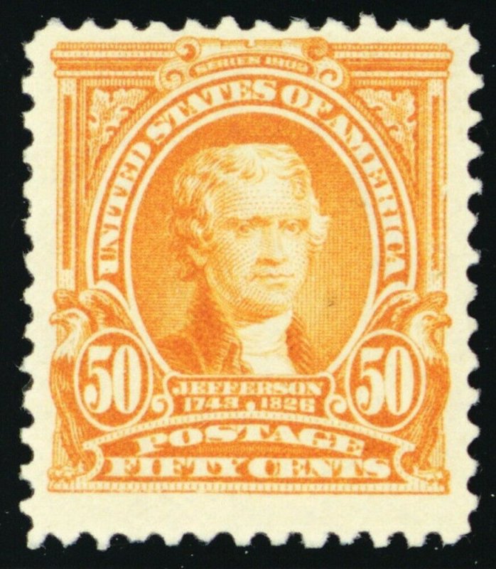 310, Mint LH 50¢ Fresh With Brilliant Color! Cat $400.00 - Stuart Katz