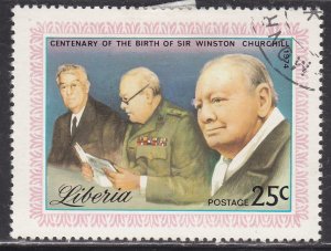 Liberia 696 Sir Winston Churchill 1974