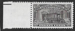 E19 20 cents P.O Truck Stamp mint OG NH EGRADED  XF 90 XXF