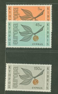 Cyprus #262-64  Single (Complete Set) (Europa)