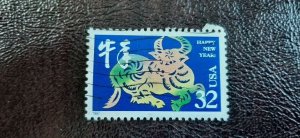 US Scott # 3120; used 32c Chinese New Year from 1997; XF centering; off paper