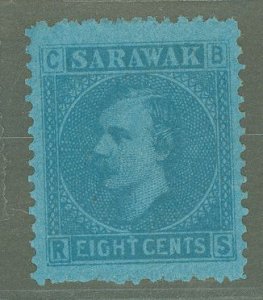 Sarawak #6 Unused Single