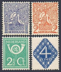 Netherlands 113-116, lightly hinged. Mi 112-115. Orange tree,Lion of Brabant,