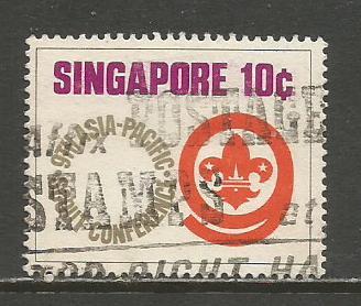 Singapore   #210  Used  (1974)  c.v. $0.50