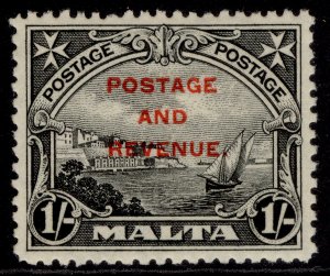 MALTA GV SG186, 1s black, M MINT.