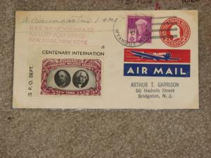 U.S.S. Wyandot (AKA-92)-Airmail C/O Fleet Post Office, N.Y. 1947