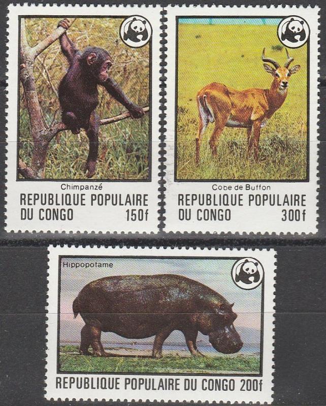 Congo #456-8 MNH  CV $29.00 (S3013)