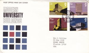 1971, Great Britain: Modern University Buildings, FDC (S18739)