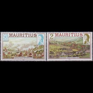 MAURITIUS 1989 - Scott# 449B-58B Reprint Dated 1989 Set of 2 NH