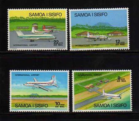 Samoa MNH sc# C7-C10 Aircraft 08CV $3.60