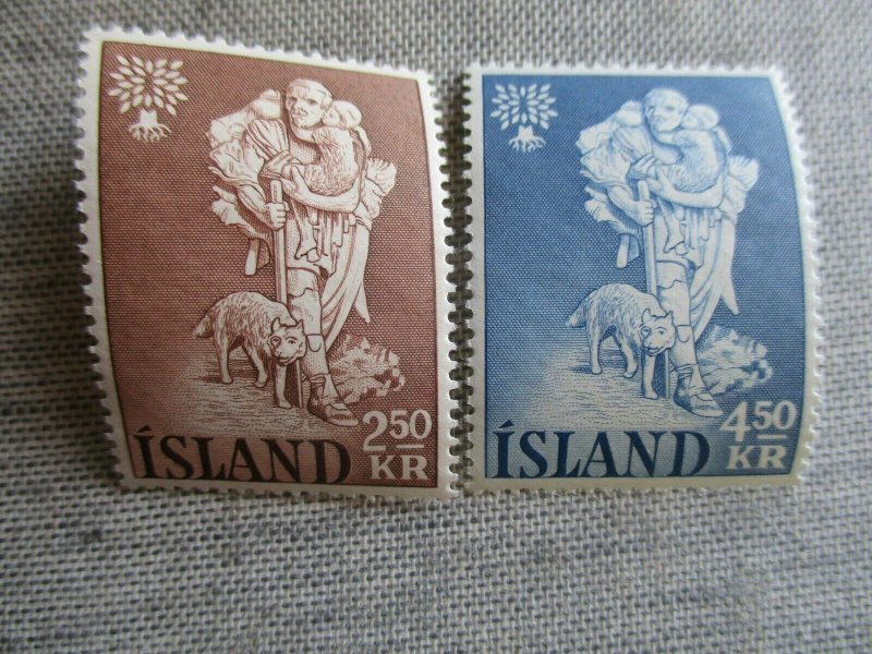 Iceland, Scott#325-326, MNH