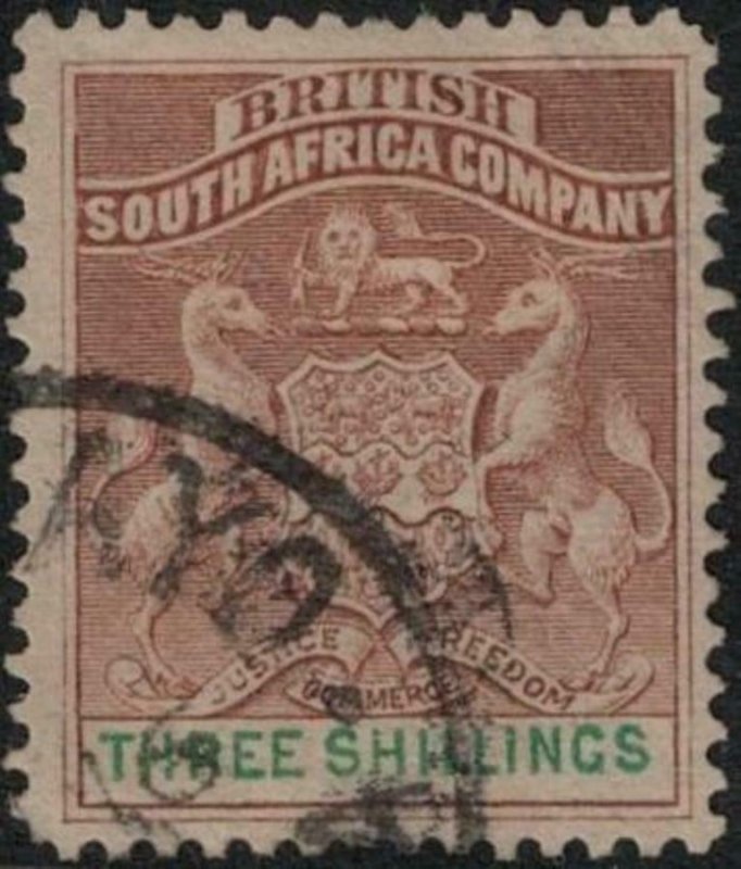 Rhodesia 1890-1894 SC 12 Used