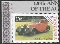 Tanzania #266 MNH corner stamp - Rolls Royce 20/25