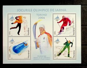 ROMANIA Sc 4787 NH SOUVENIR SHEET OF 2006 - OLYMPICS