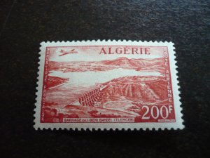 Stamps - Algeria - Scott# C12 - Mint Hinged Set of 1 Stamp