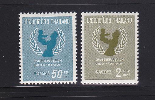 Thailand 421-422 Set MNH UNICEF (B)