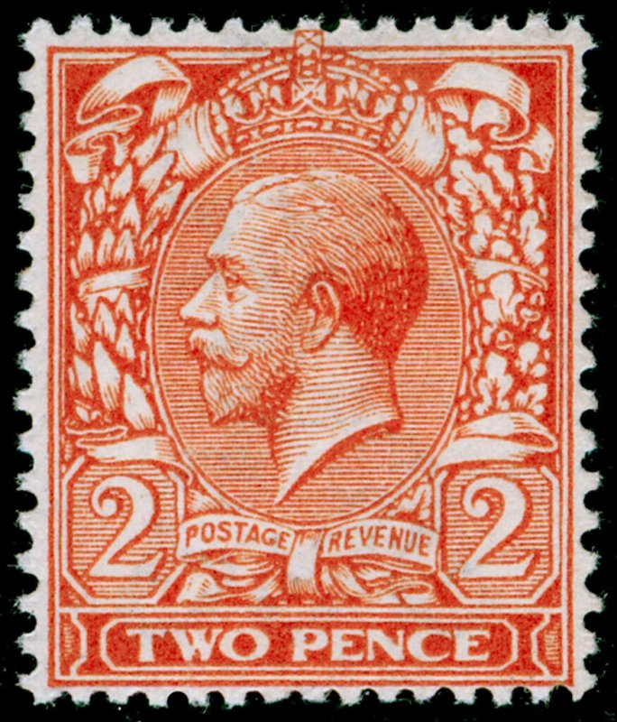 SG367 SPEC N193 2d deep reddish orange NH MINT. Cat £160. DIE I