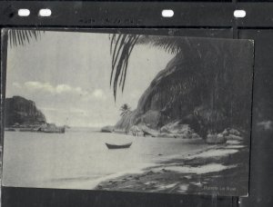 SEYCHELLES COVER (P3004B) 1938 KGVI 2CX5 ON  PPC TO SCOTLAND