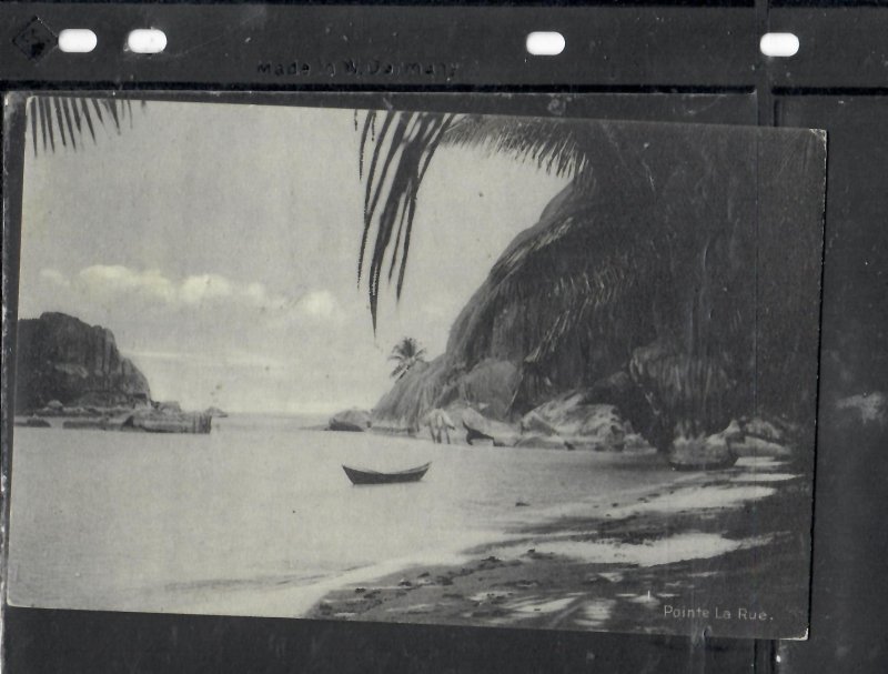 SEYCHELLES COVER (P3004B) 1938 KGVI 2CX5 ON  PPC TO SCOTLAND