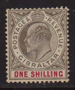 Gibraltar 1904 QV KEVII 1/- SG 61 MLH 