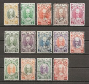 MALAYA/KELANTAN 1937/40 SG 40/53 USED Cat £382.95